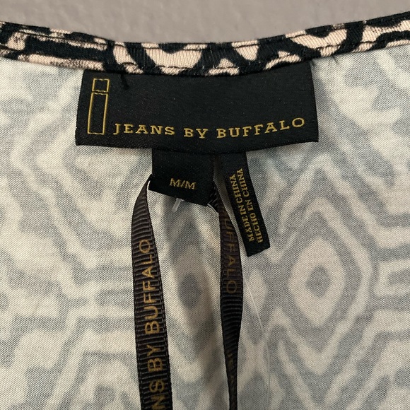 i JEANS BY BUFFALO TRIBAL MAZE DRESS SZ M 🖤 - Picture 5 of 8
